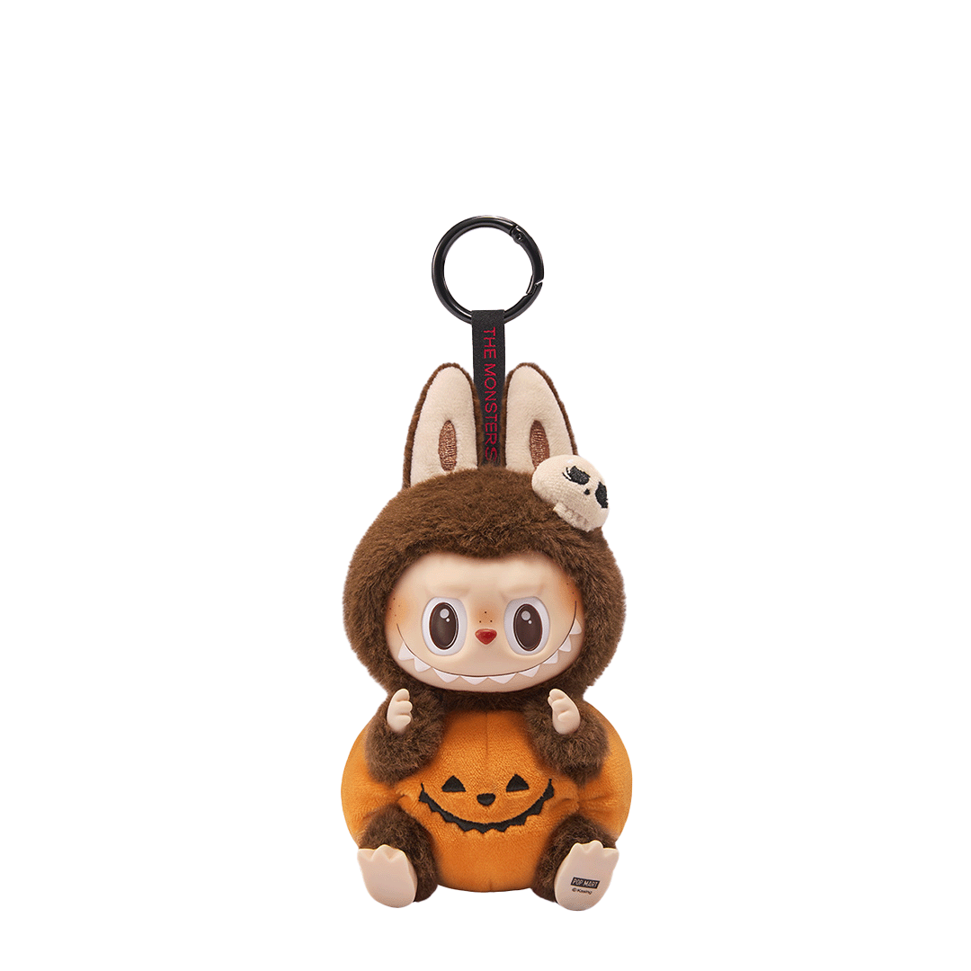 Pop Mart Labubu Halloween Series Sitting Pumpkin Pendant